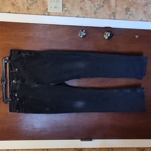 Levi's 541 Athletic Taper Stretch Jeans, Size 38x32 Black Stonewashed